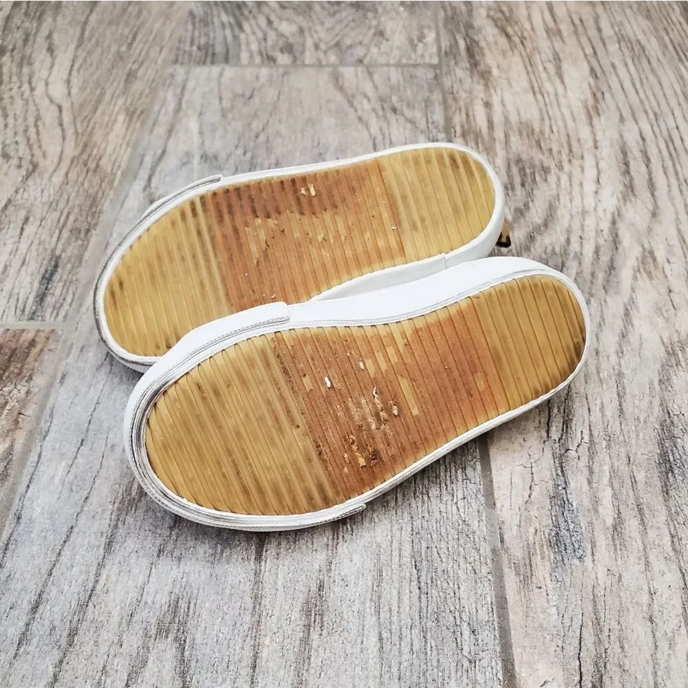 Old Navy White and Leopard Print Shoes Size 5